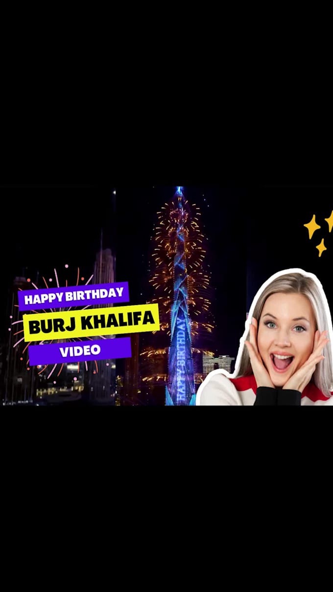 create happy birthday video for birthday wish