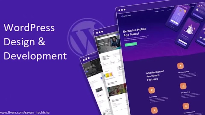 do wordpress website development, design or redesign wordpress blog