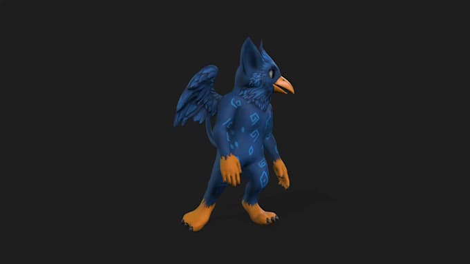 create 3d model from  refference, modeling texture and riging vrchat, vtube game