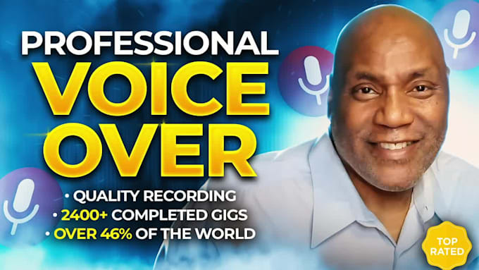 record a deep, unique HQ american male voice over thats epic