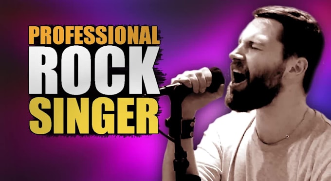 be your male rock singer vocalist