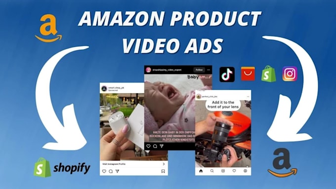 create a video ad for your amazon product, dropshipping, aliexpress video ad