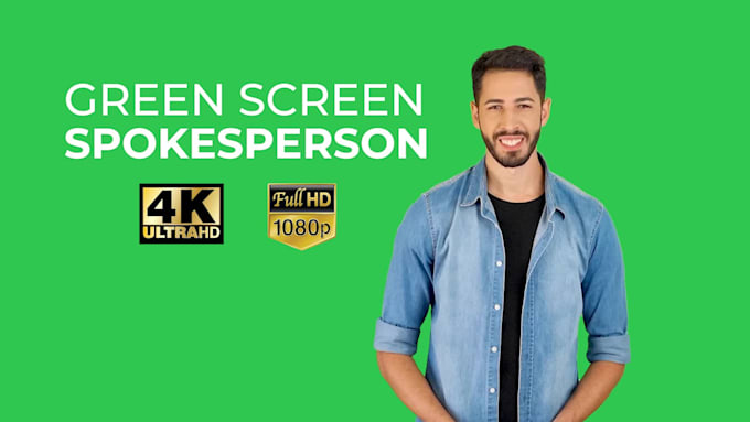 do a green screen spokesperson video in spanish
