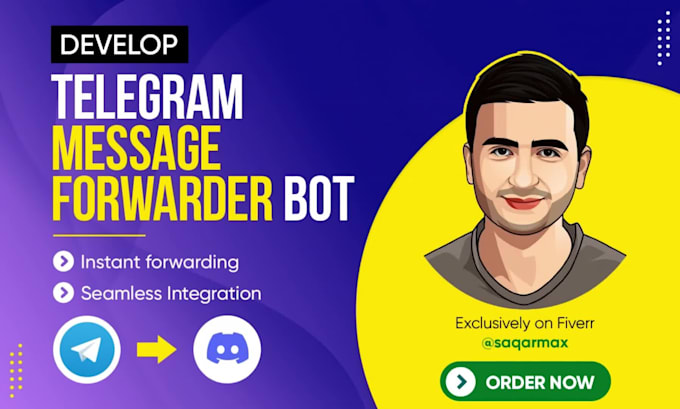 develop telegram message forwarder bot