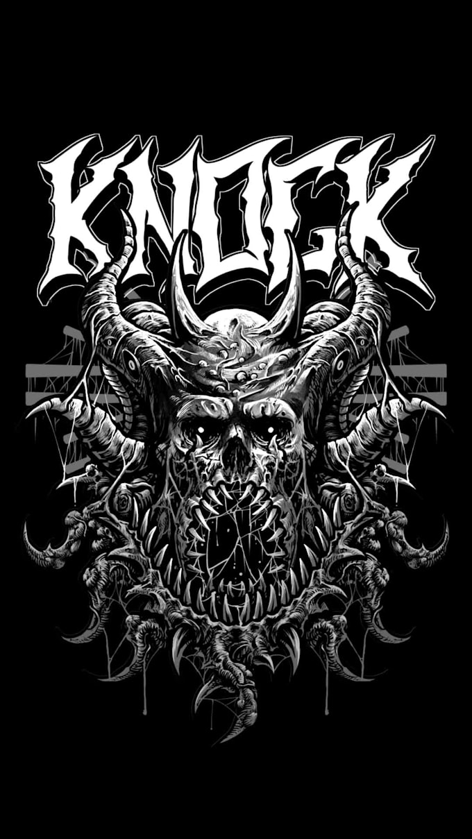 make dark art illustration death metal artwork