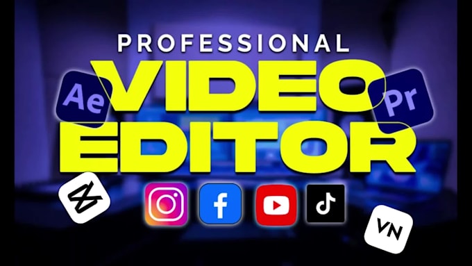 do professional video editing cut merge transitions color grading and more