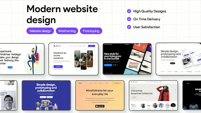 Create a mesmerizing stunning and crazy uiux website with figma by ...