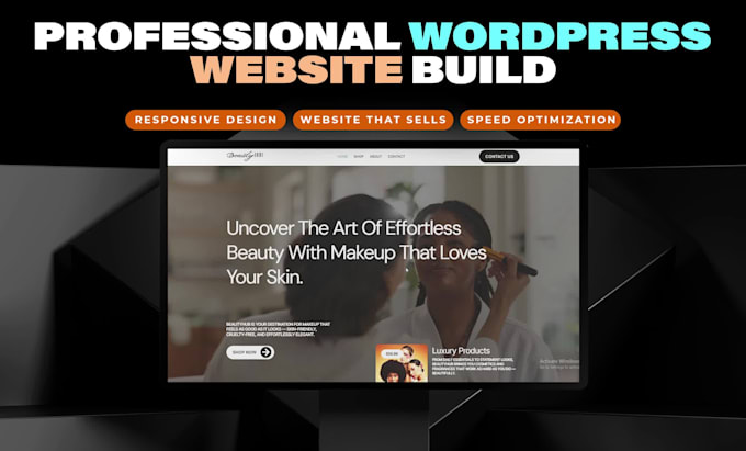build wordpress website design elementor pro woocommerce store business funnel