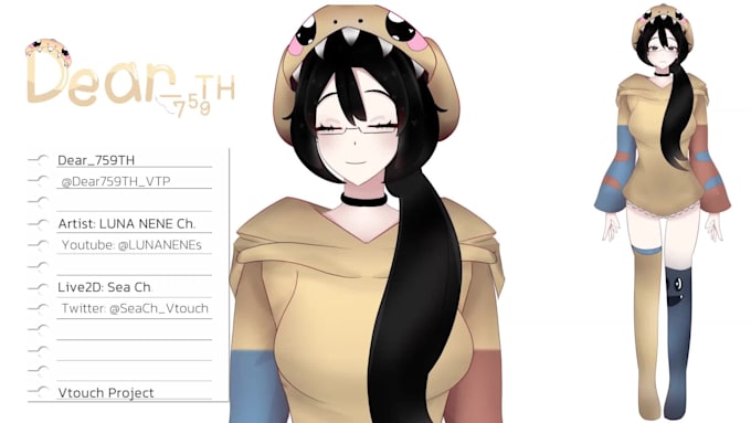 rig your vtuber model with live2d rigging