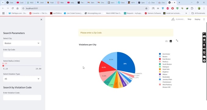 do ai ml python coding and interactive dashboard with streamlit