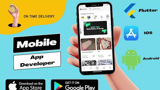 develop a mobile app for android and ios