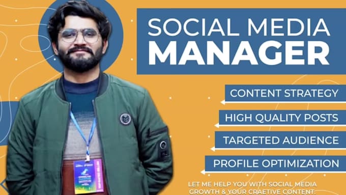 be your social media manager and personal assistant