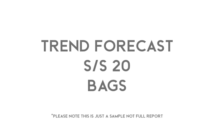 do trend forecasts for bags, leather bags luxury, and retail market