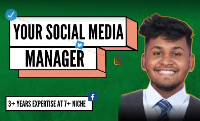 be your professional social media marketing manager, creator