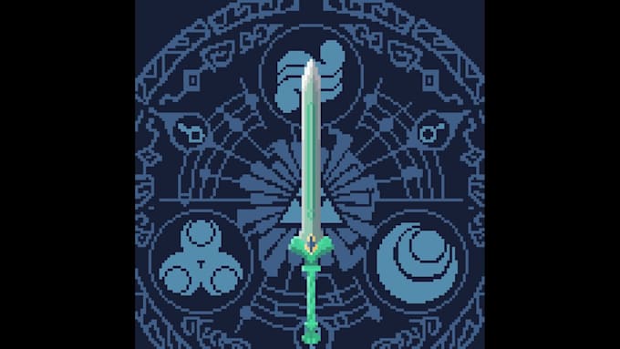 make a 2d pixel art GIF animation for you