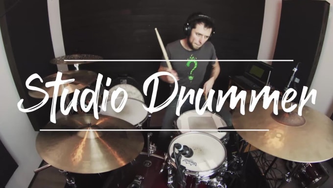 Hire a freelancer to record and mix real drums for your songs or projects
