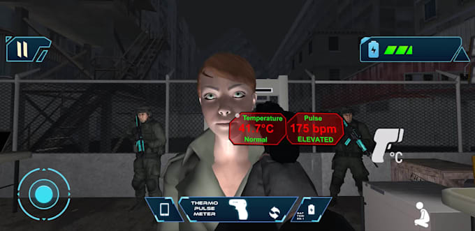 develop an offline video game using the unity game engine