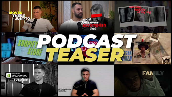 make engaging and dramatic podcast trailers and teasers