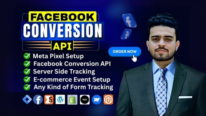 setup meta facebook pixel and  fb conversion api for ecommerce tracking