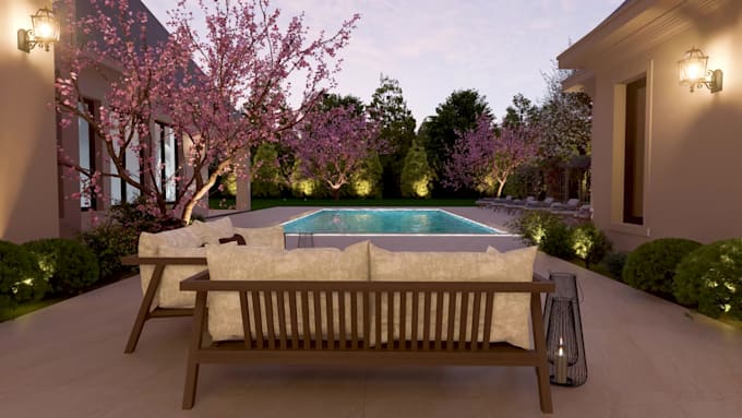 do architectural animation, flythrough, interior, exterior 3d rendering