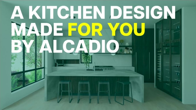 design your kitchen interior with planning and render