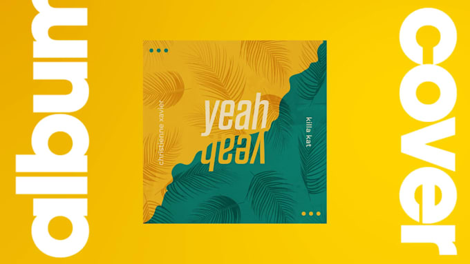 design your minimal album cover or single cover art
