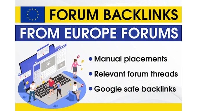 do manual backlinks placement from europe forums