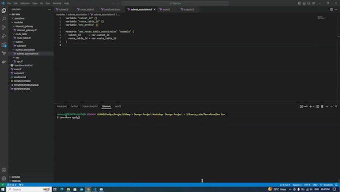 create reusable terraform modules and ansible playbooks