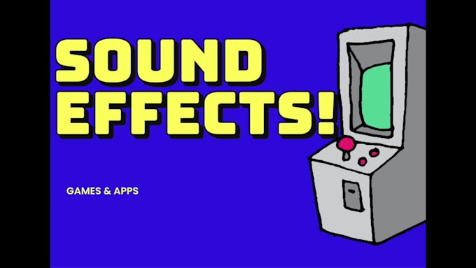 professional sound effects for apps and video games