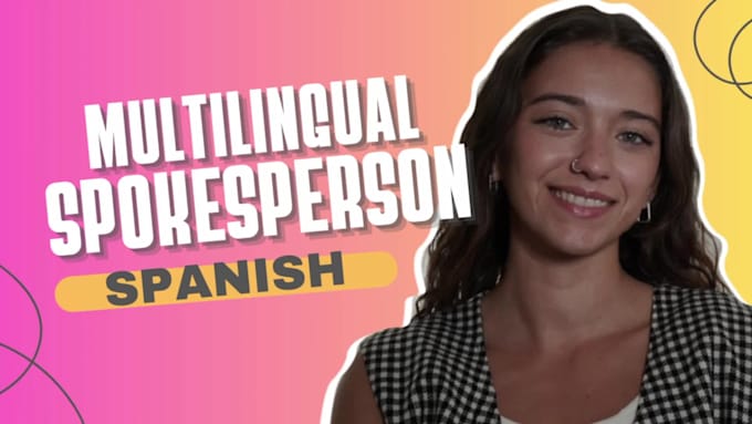 be an authentic spokesperson video or ugc creator video in spanish