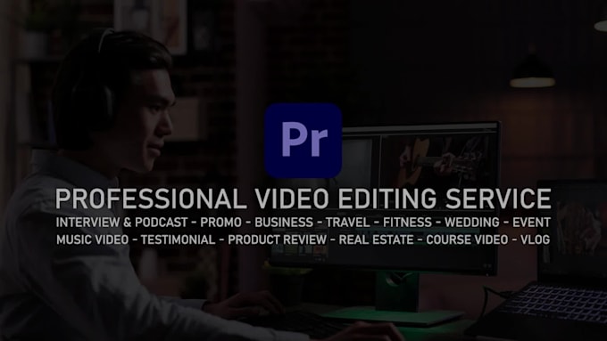 edit your youtube, social media, or promotional video professionally