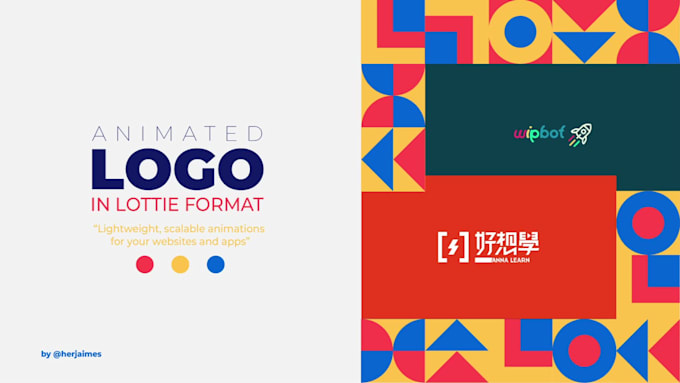 create an animation of your logo in lottie format