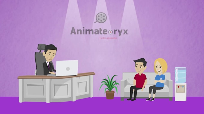 create 2d animated marketing explainer video ad for your business and sales