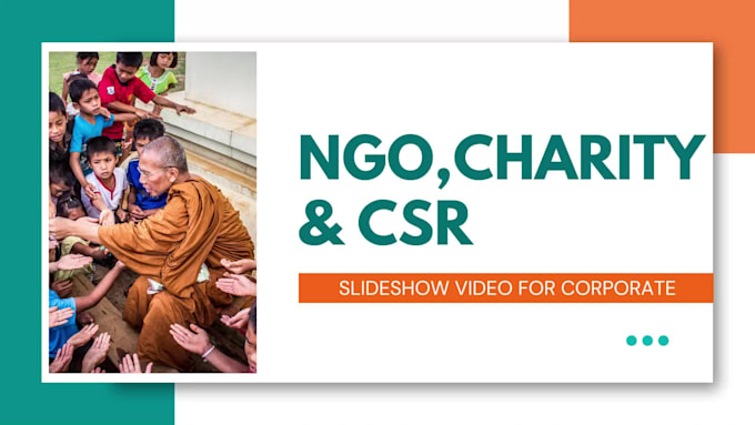 create slideshow video for all ngos or wedding events