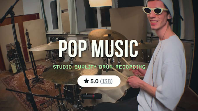 record professional live acoustic pop drums