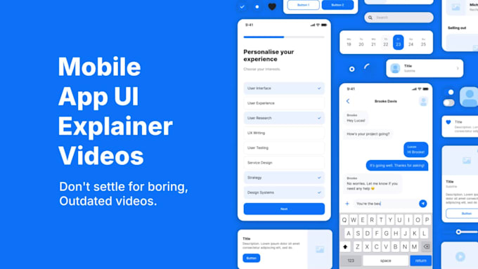 create an app promo, website, saas promo video