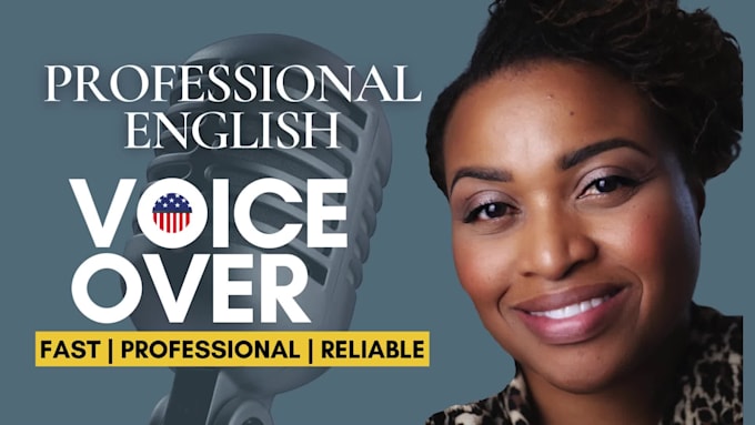 record professional english voiceover for your project