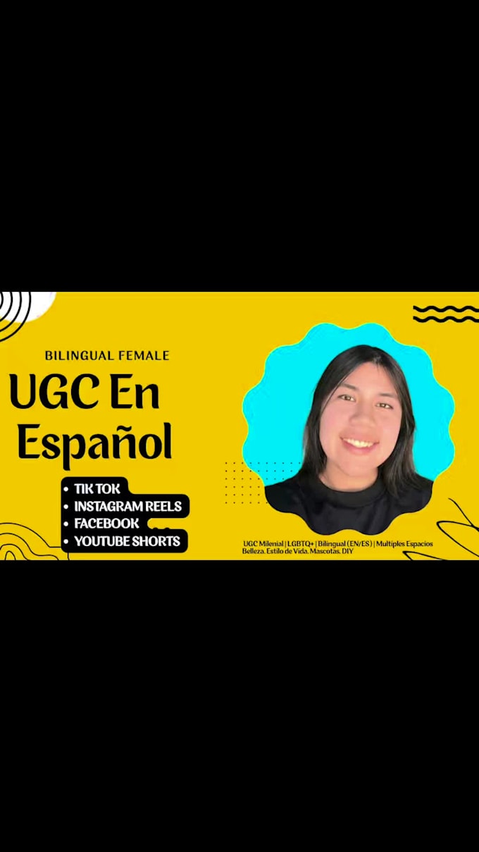 create spanish ugc for social media, creare contenido ugc en español