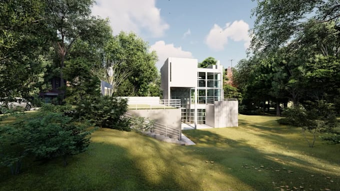 create custom 3d architectural models and realistic visualizations