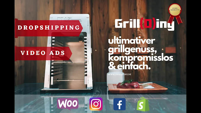 create tiktok facebook video ads for dropshipping products