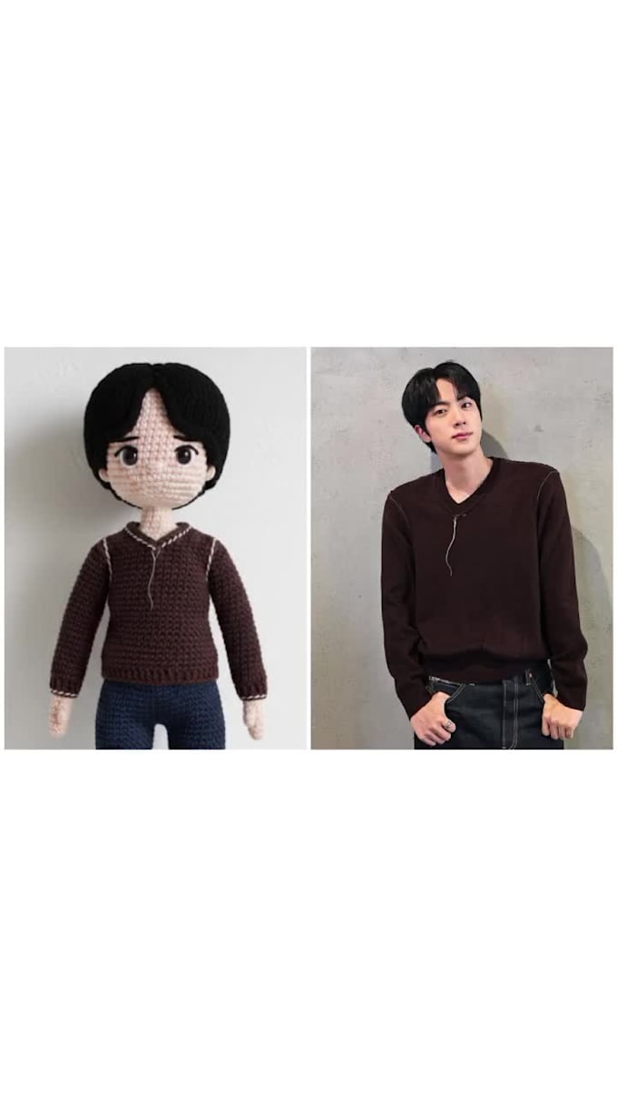 make custom crochet doll, keychain, plushie, and anything