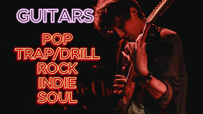 record top guitars for you in a professional studio