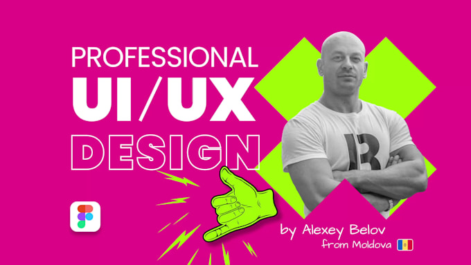 design professional UI UX for websites and apps using figma