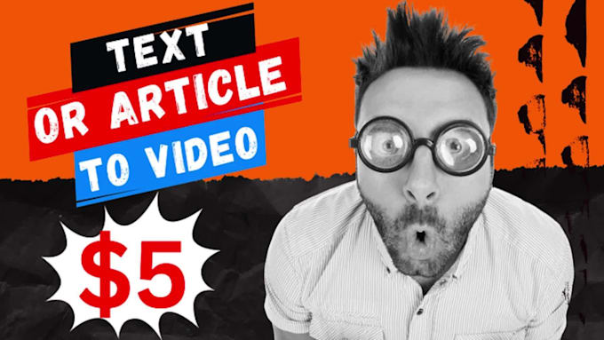 convert blog post, article or script to video with voiceover