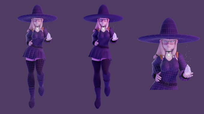 create 3d characters ready for games and animation