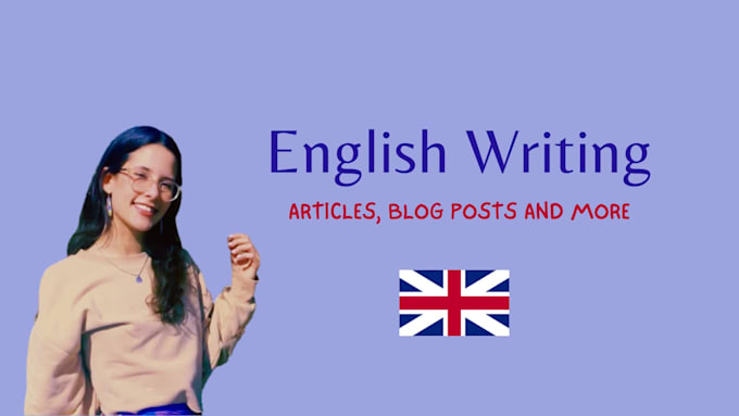 write a high quality article in english