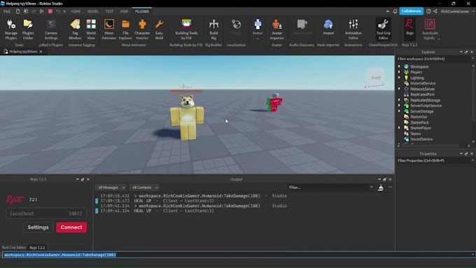 develop advanced roblox lua scripts, npc ai systems and game mechanics