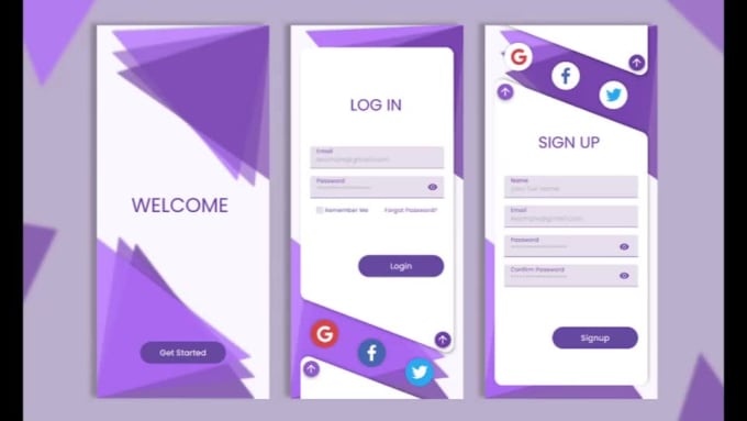 Design mobile app ui ux design, website ui design and ui ux by ...