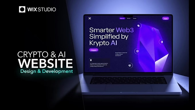 design a 3d interactive website, web3 website, ai website, nft website