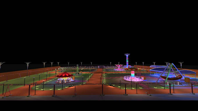 create landscape lighting design by dialux evo